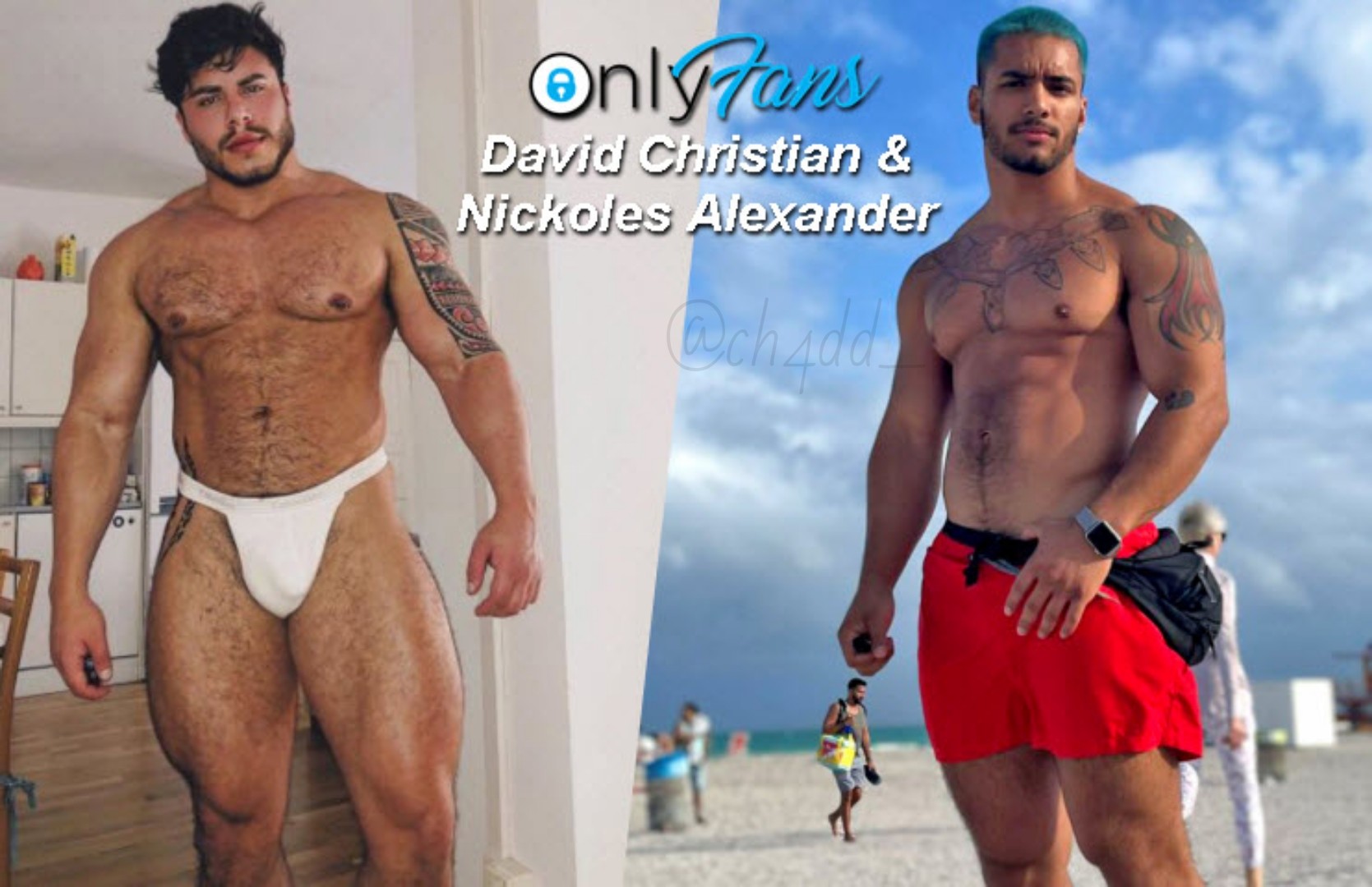 OnlyFans – David Christian fucks Nickoles Alexander