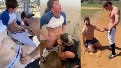 Brandt’s Boys – Double Dick in the Dugout