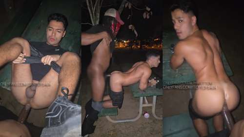 OnlyFans – AlphaBottom – Bareback fucking in public park